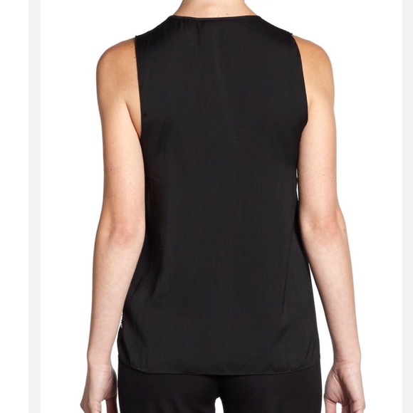 NWOT L'Agence Beaded Silk Top - Picture 3 of 8